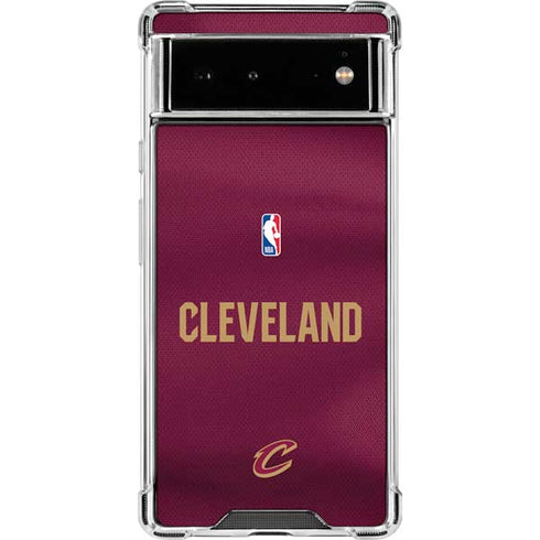 NBA Cleveland Cavaliers Jersey Google Pixel 6 Clear Case